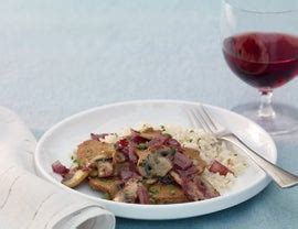 braised-seitan-cutlets-in-mushroom-and-red-wine-sauce image