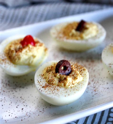 easy-no-mayo-deviled-eggs-with-only-4-ingredients image