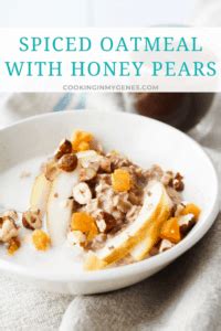 spiced-oatmeal-with-honey-pears-cooking-in-my-genes image