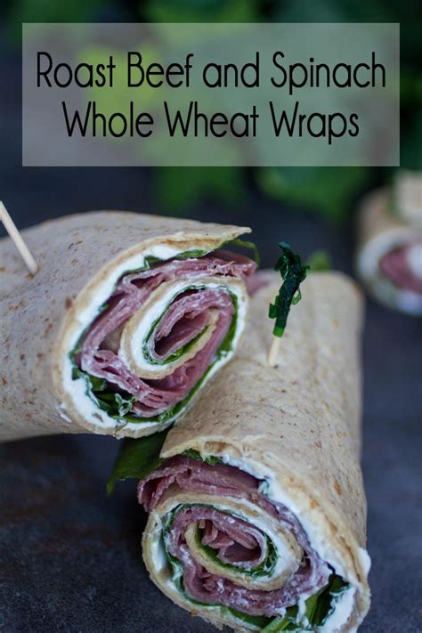 roast-beef-and-spinach-whole-wheat-wraps-pinwheels image