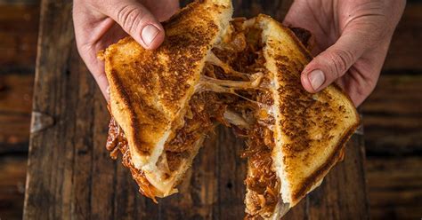 bbq-pulled-pork-grilled-cheese-sandwich-traeger-grills image