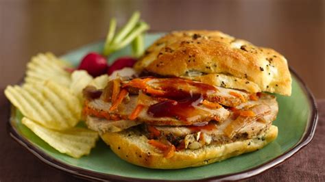 slow-cooker-sliced-pork-bbq-sandwiches image