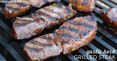 grilled-garlic-herb-steak-tips-recipe-fabulessly-frugal image