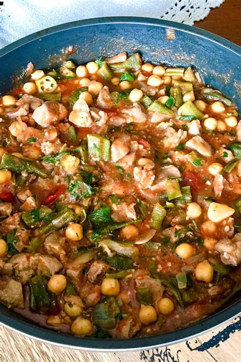 okra-with-chickpeas-and-pork-the-bossy-kitchen image