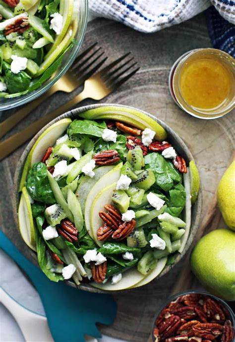 winter-green-salad-with-apple-cider-honey-vinaigrette image