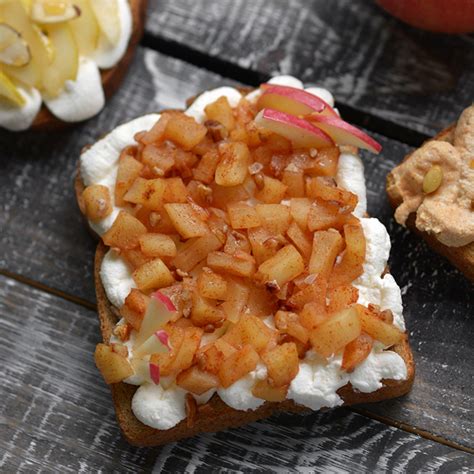 baked-apple-pecan-ricotta-toast-simple-seasonal image