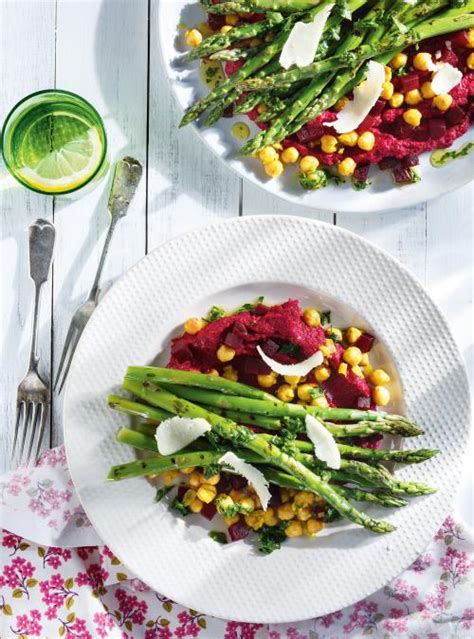 grilled-asparagus-with-beet-hummus-and-curried-chickpeas image