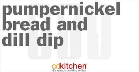 pumpernickel-bread-and-dill-dip-recipe-cdkitchencom image