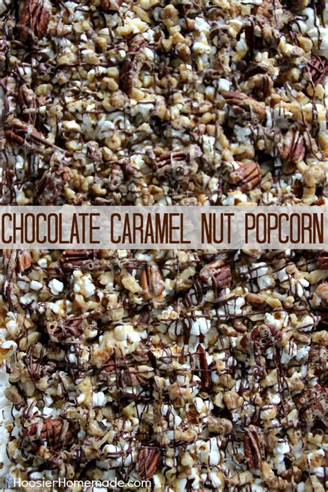 chocolate-caramel-nut-popcorn-hoosier-homemade image