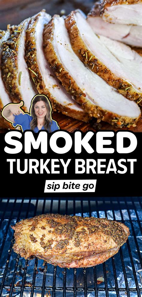 smoked-turkey-breast-without-brine-traeger-pellet-grill-demo image