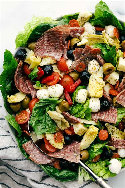 how-to-make-the-best-antipasto-salad-recipe-best image