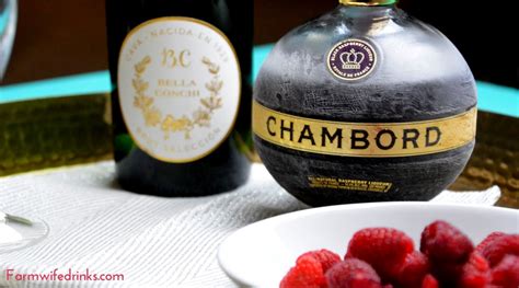 french-mimosas-chambord-and-champagne-the image