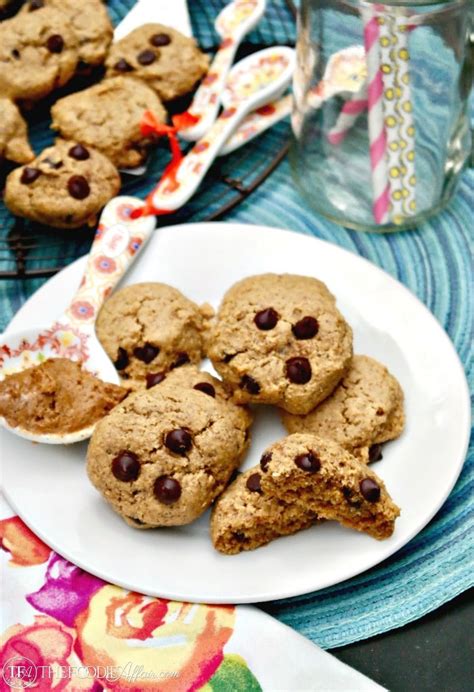 keto-almond-butter-cookies-with-chocolate-chips image