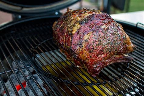 grilled-prime-rib-roast-on-a-charcoal-grill-weber-grills image