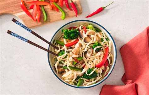 chicken-stir-fry-with-rice-noodles-blue-dragon image