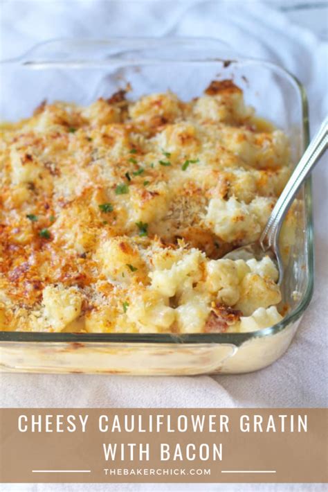 cheesy-cauliflower-gratin-with-bacon-the-baker-chick image