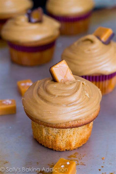 salted-triple-caramel-cupcakes-sallys-baking-addiction image