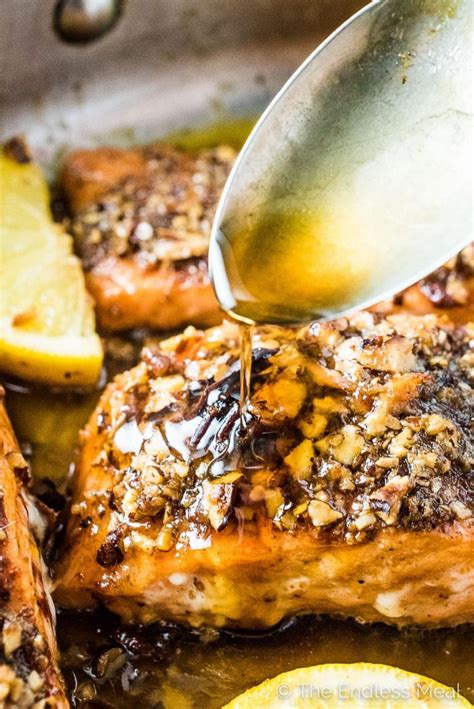 pecan-crusted-salmon-with-garlic-maple-glaze-the image
