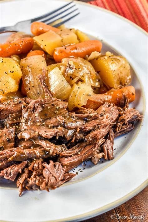 tender-slow-cooker-chuck-roast-crockpot-recipe-flavor-mosaic image