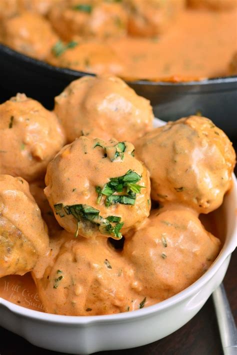 creamy-tomato-basil-meatballs-will-cook-for-smiles image