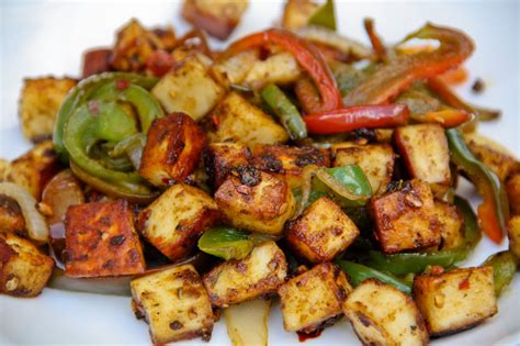 indian-spiced-tofu-or-paneer-wpeppers-vegan image