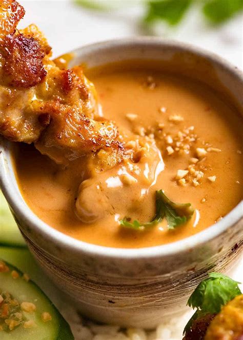 thai-chicken-satay-with-peanut-sauce-recipetin-eats image