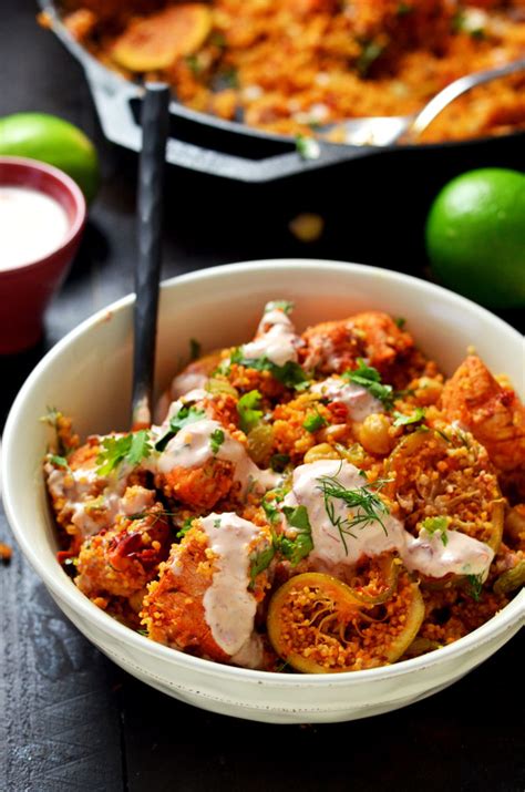 harissa-lime-chicken-and-couscous-skillet-host-the image