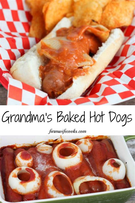 grandmas-baked-hot-dogs-with-tomato-soup-the image