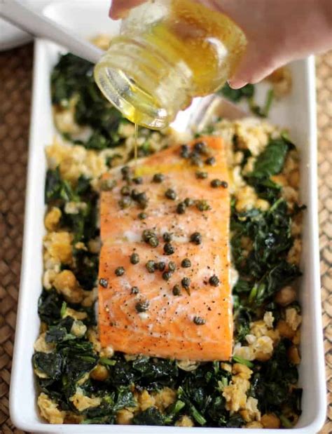 baked-salmon-with-chickpeas-and-greens-inquiring-chef image