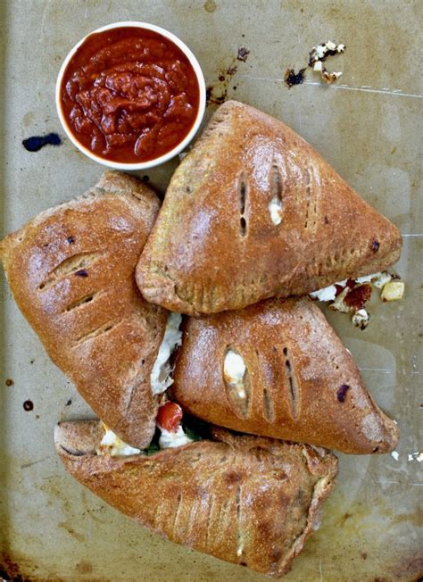 whole-wheat-vegetable-calzones-caits-plate image