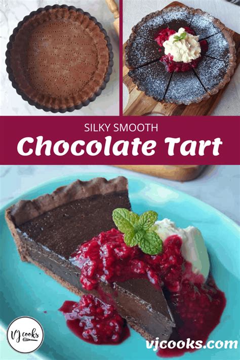 baked-chocolate-tart-vj-cooks image