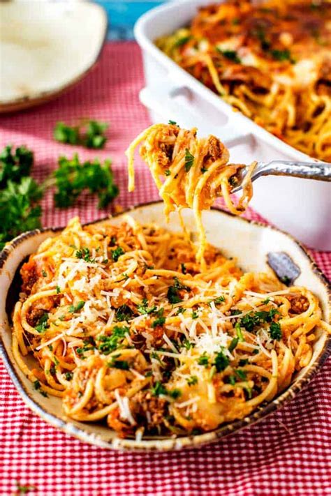 baked-spaghetti-with-ricotta-wendy-polisi image
