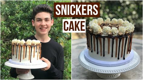 how-to-make-a-snickers-cake-baking-with-ryan image
