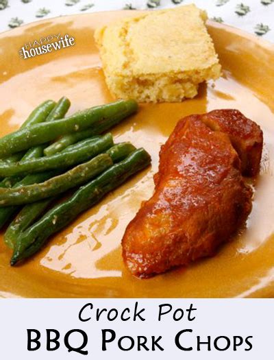 bbq-pork-chops-slow-cooker-the-happy image
