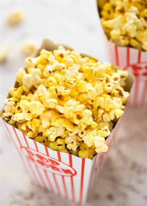 homemade-movie-popcorn-butter-popcorn-recipetin image