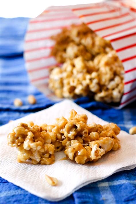 peanut-butter-popcorn-recipe-with-gooey-baked image