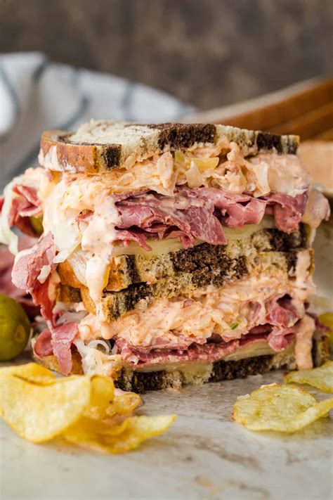 reuben-sandwich-with-homemade-russian-dressing image