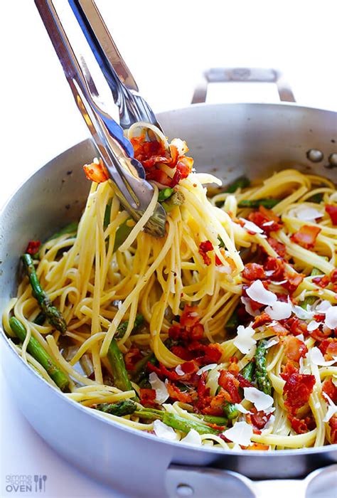 5-ingredient-bacon-asparagus-pasta-gimme-some-oven image