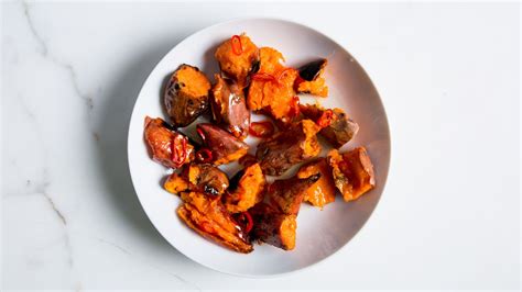 twice-roasted-sweet-potatoes-with-hot-honey image
