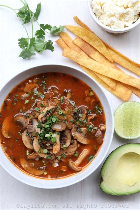 mushroom-tortilla-soup-laylitas image