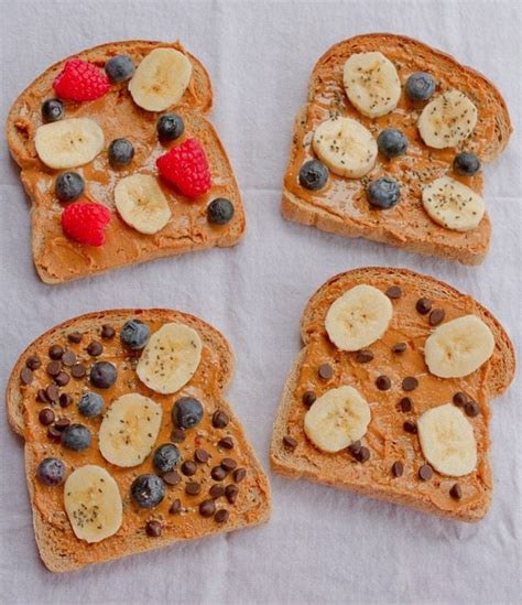 peanut-butter-breakfast-toast-4-ways-eating-bird-food image
