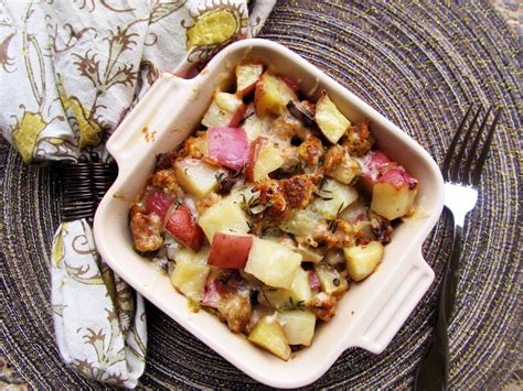 chicken-sausage-and-potato-casserole-recipe-by image