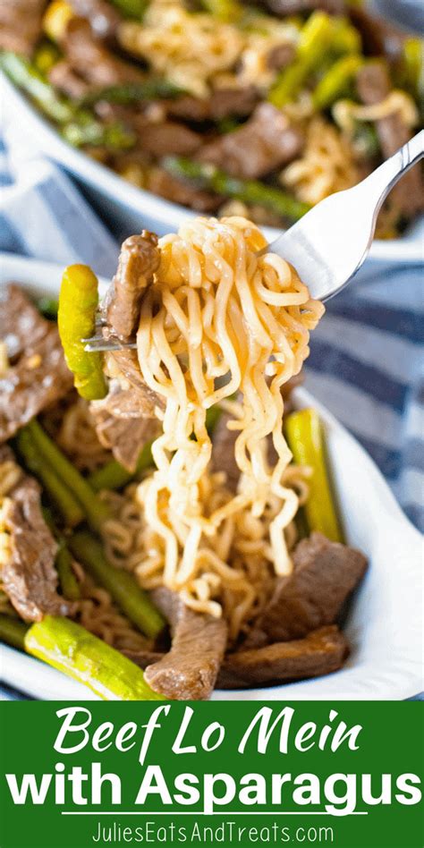 beef-lo-mein-with-asparagus-julies-eats-treats image