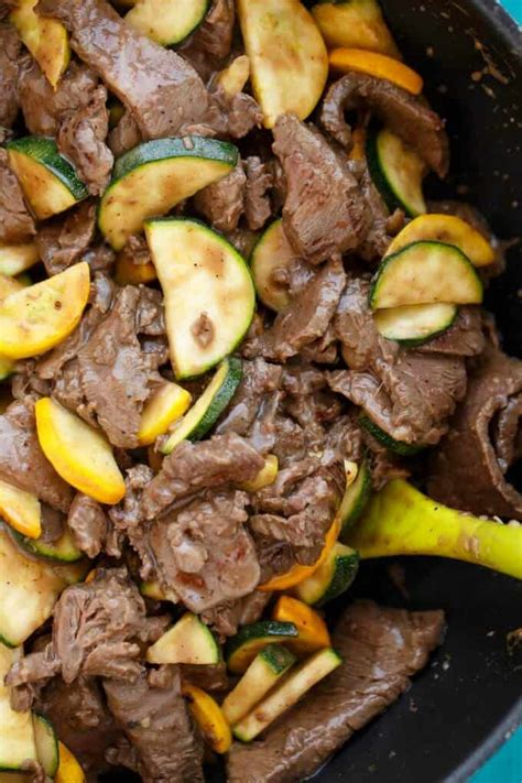beef-and-zucchini-stir-fry-with-roasted-broccoli-the image