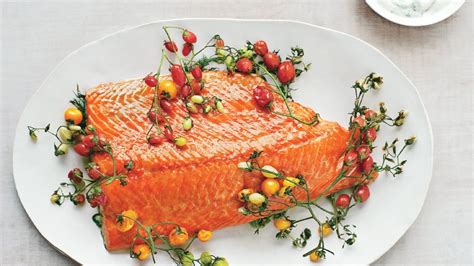 slow-roasted-salmon-with-cherry-tomatoes-and-couscous image