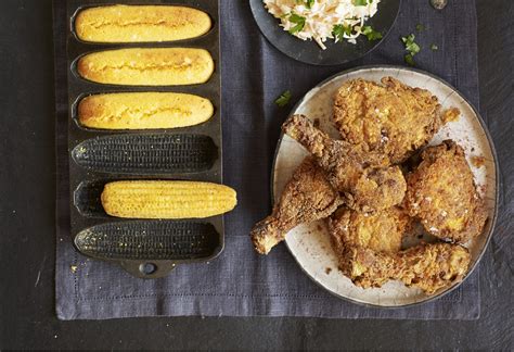 polenta-crusted-chicken-with-cornbread image