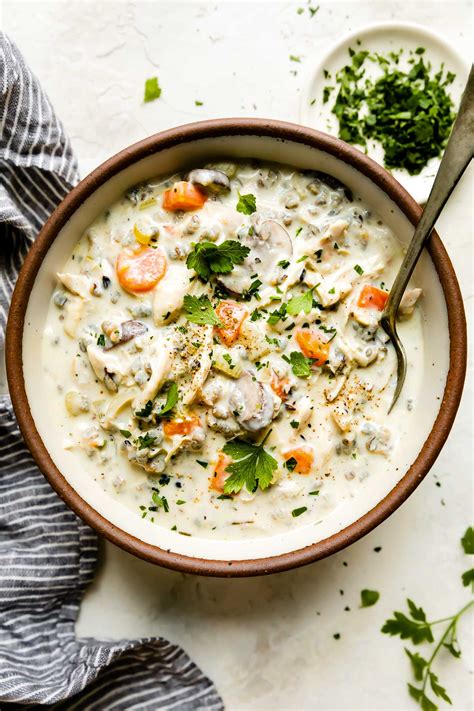 quick-easy-chicken-and-wild-rice-soup image