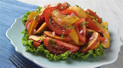 peach-and-tomato-salad-american-heart-association image