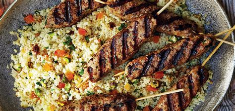moroccan-spiced-turkey-skewers-with-couscous-salad image