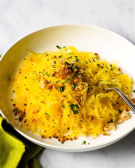 spaghetti-squash-with-parmesan-parsley-breadcrumbs image